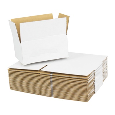 25 x PP2 White Cardboard Mailing Boxes 8.5